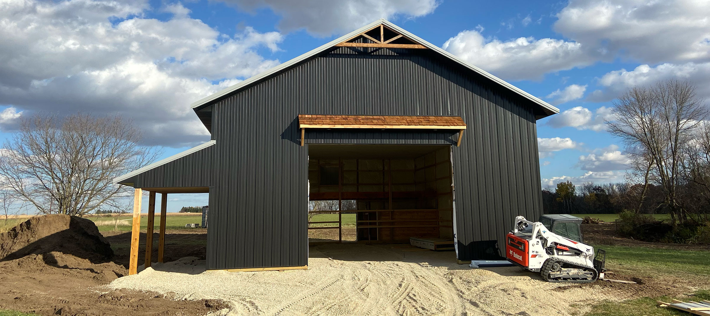 Pole Barn Storage Shed